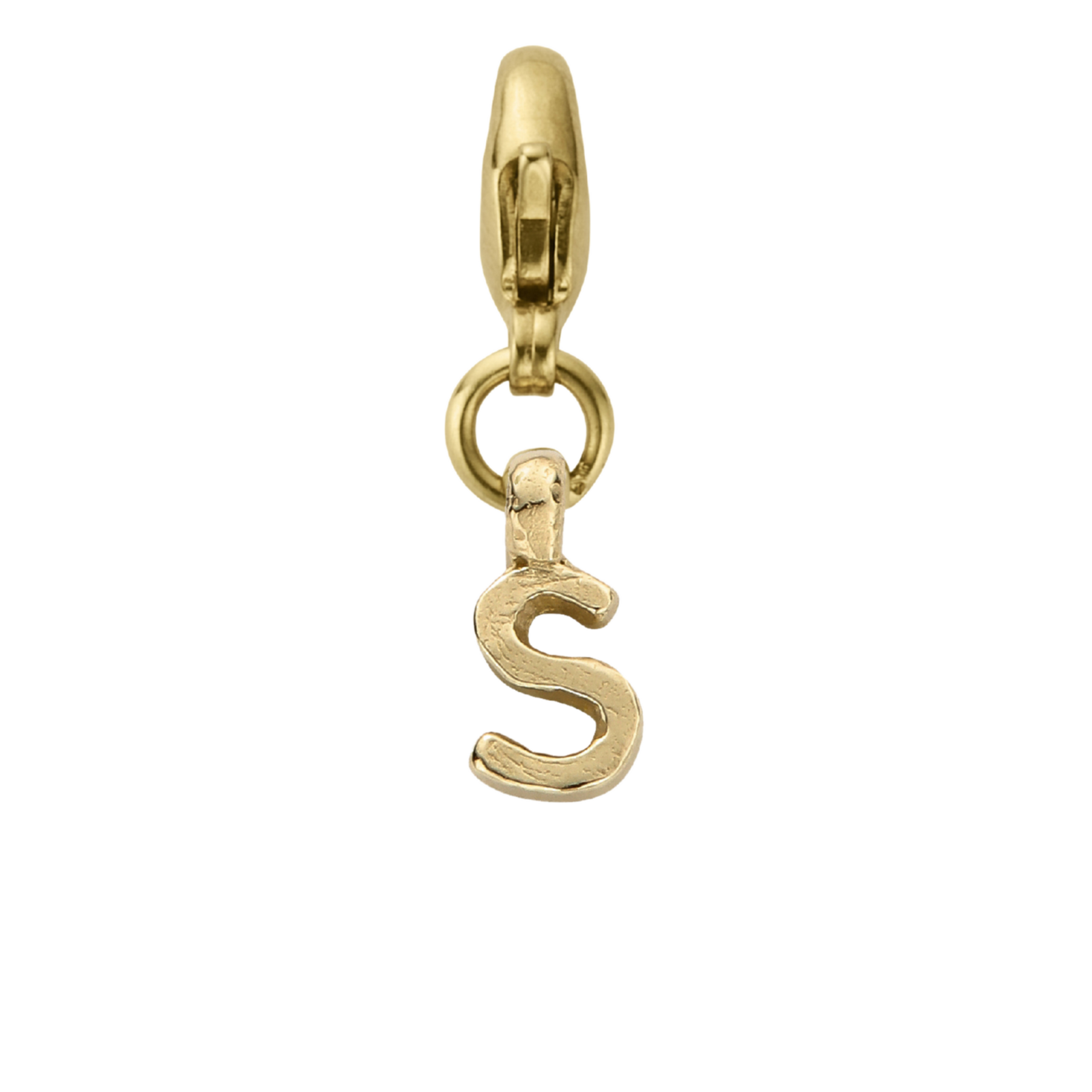 Gold Mini Alphabet Lobster Charm