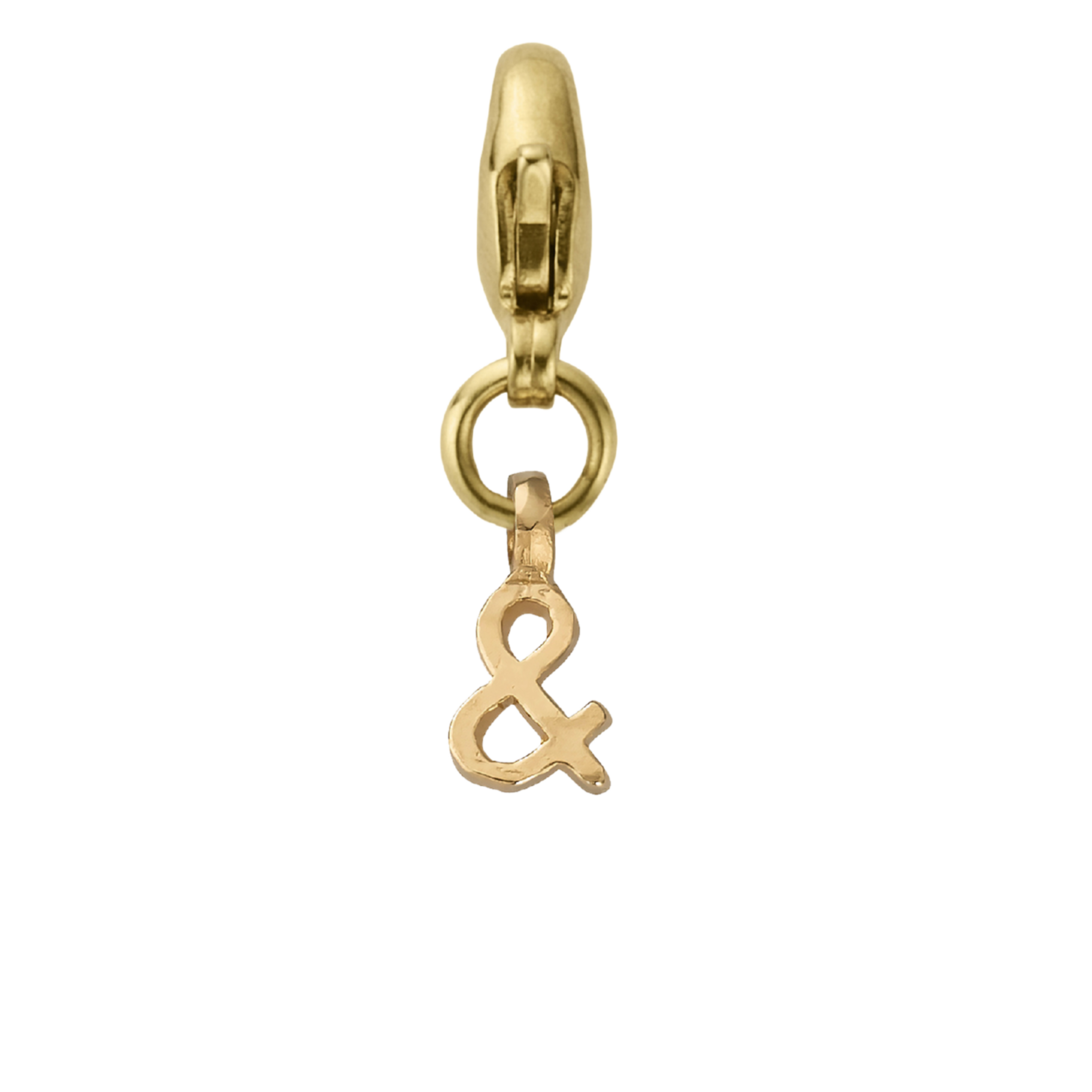 Gold Mini Alphabet Lobster Charm