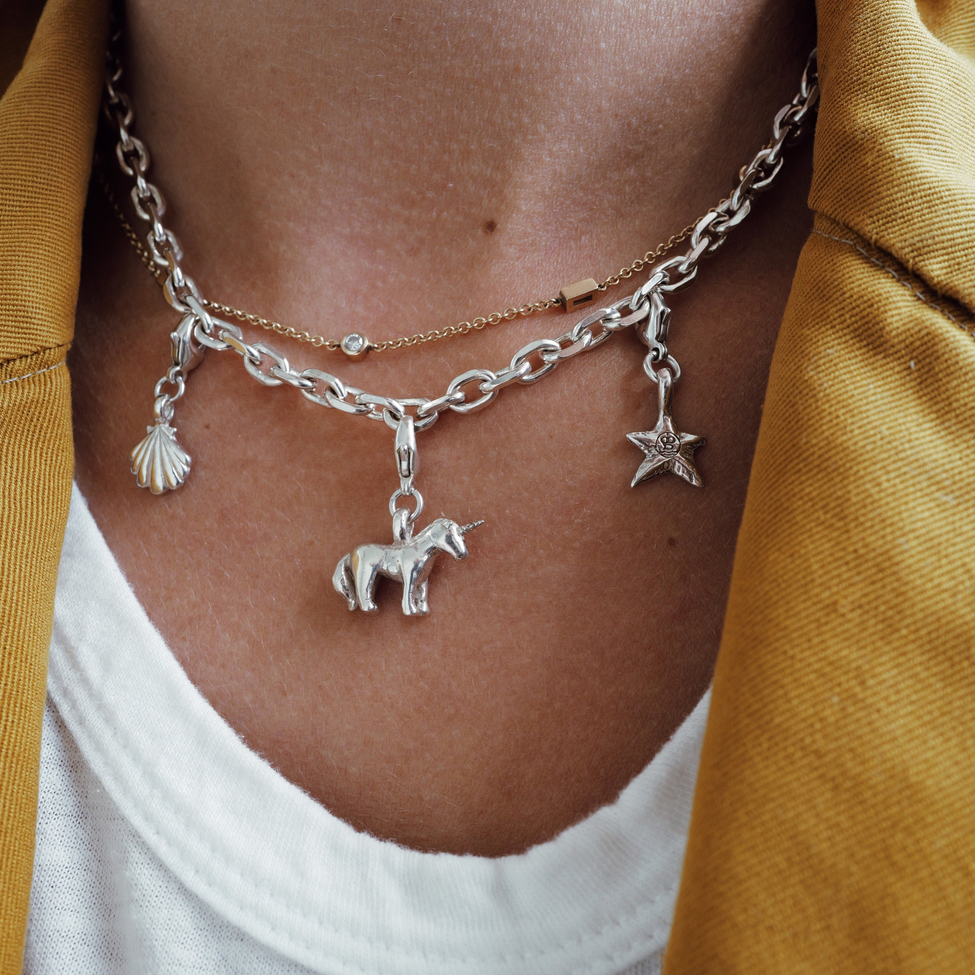 Silver Lobster Charms