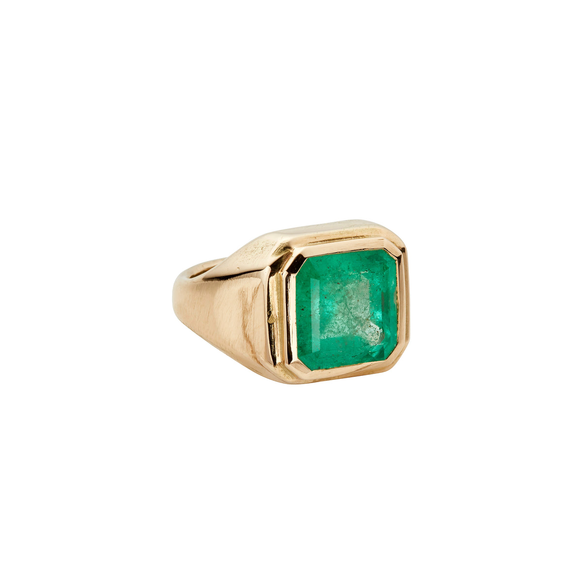 MAGNUS Gold Emerald Ring – Daniella Draper