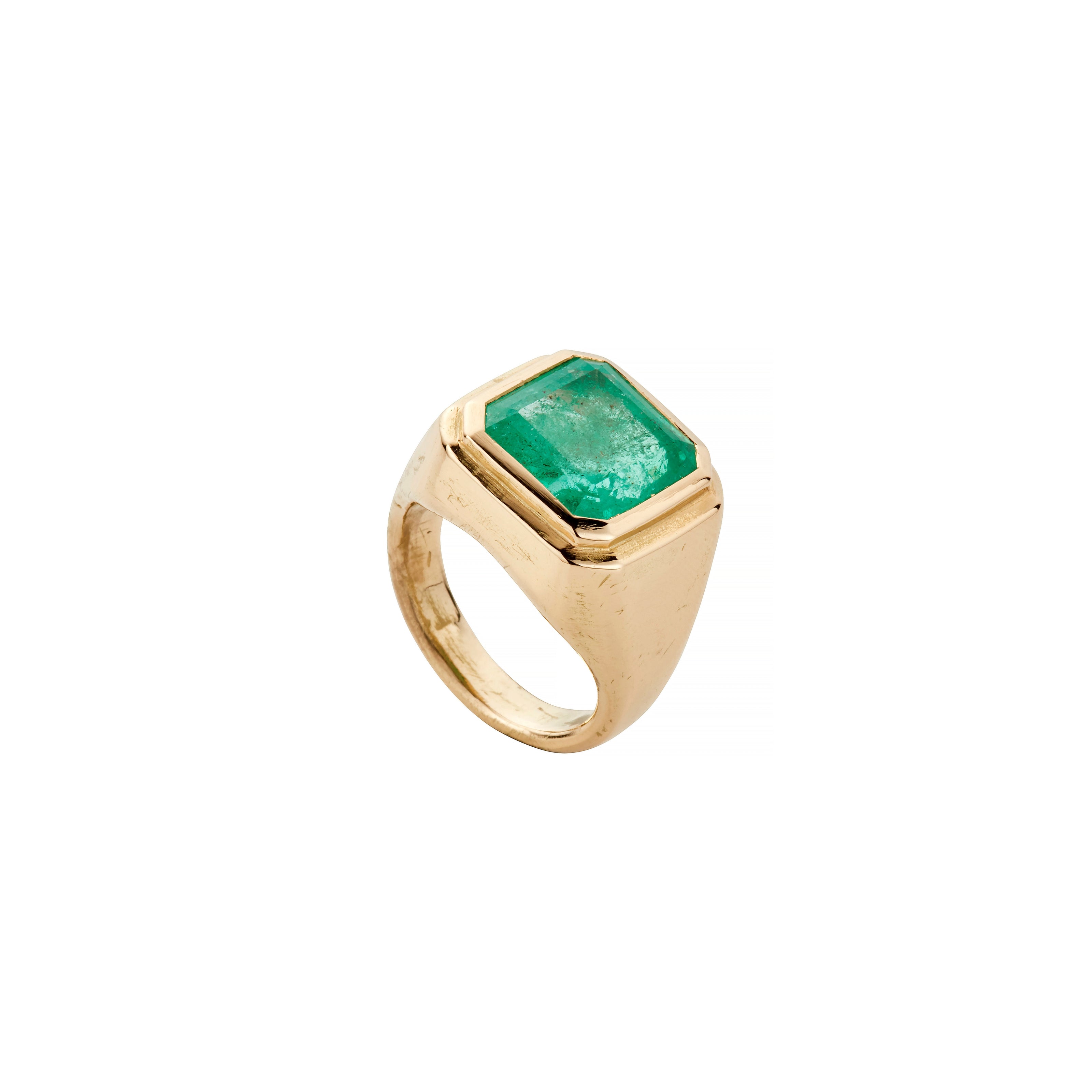MAGNUS Gold Emerald Ring