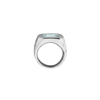 MARIETTA Silver Aquamarine Ring