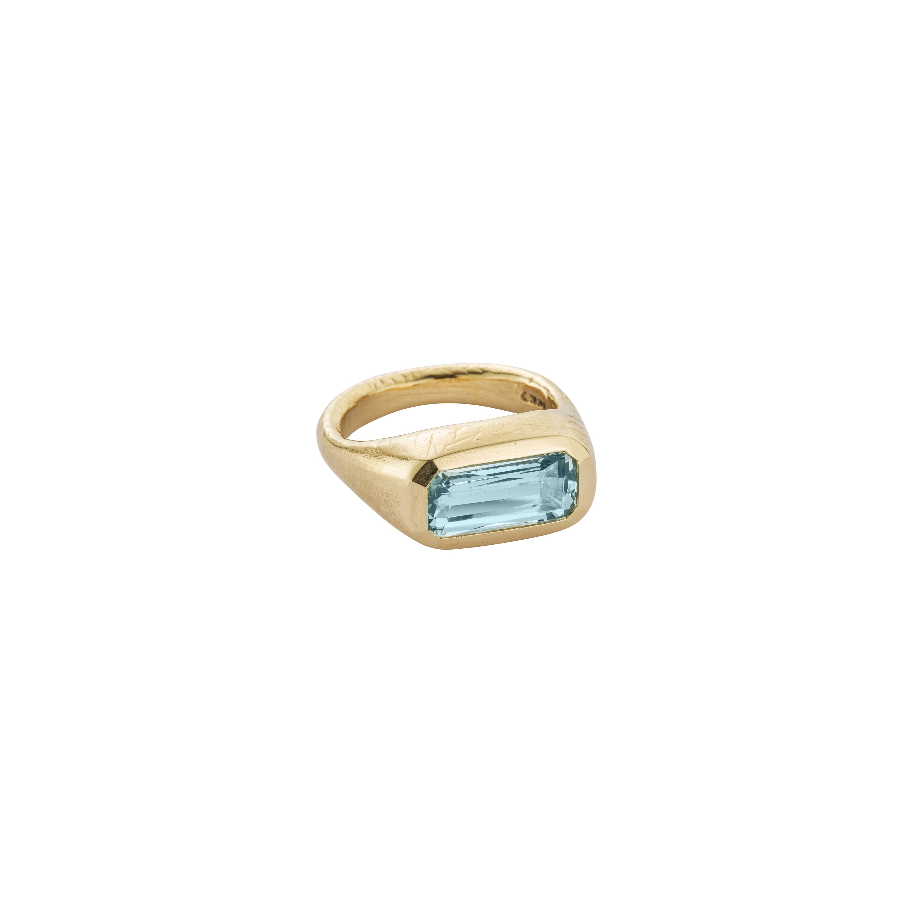 MARINO Gold Zimbaqua Aquamarine Ring