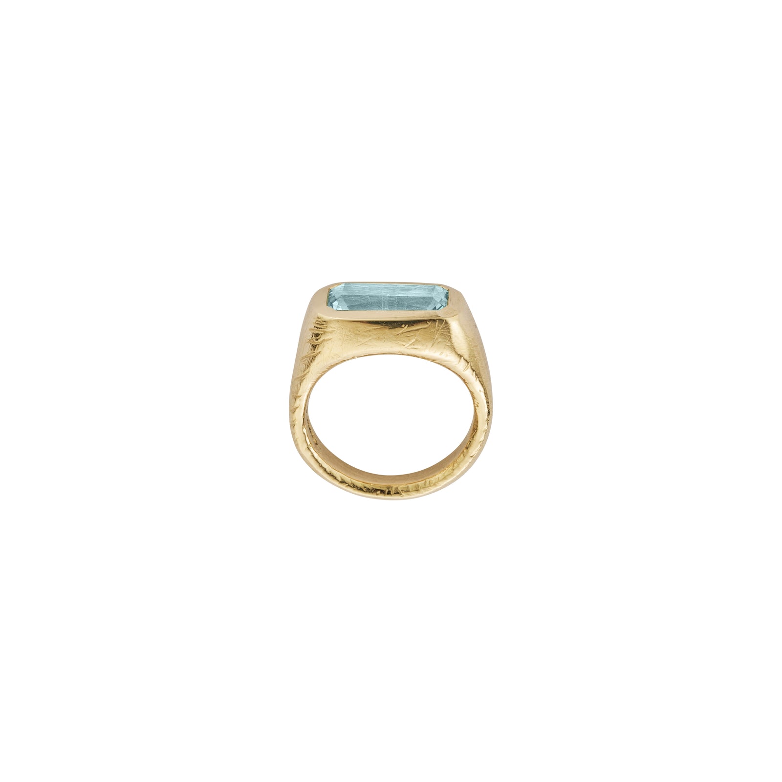 MARINO Gold Zimbaqua Aquamarine Ring