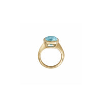 MAVI Gold Blue Topaz Ring