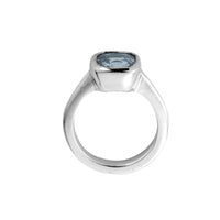 MAZU Silver Blue Sapphire Ring