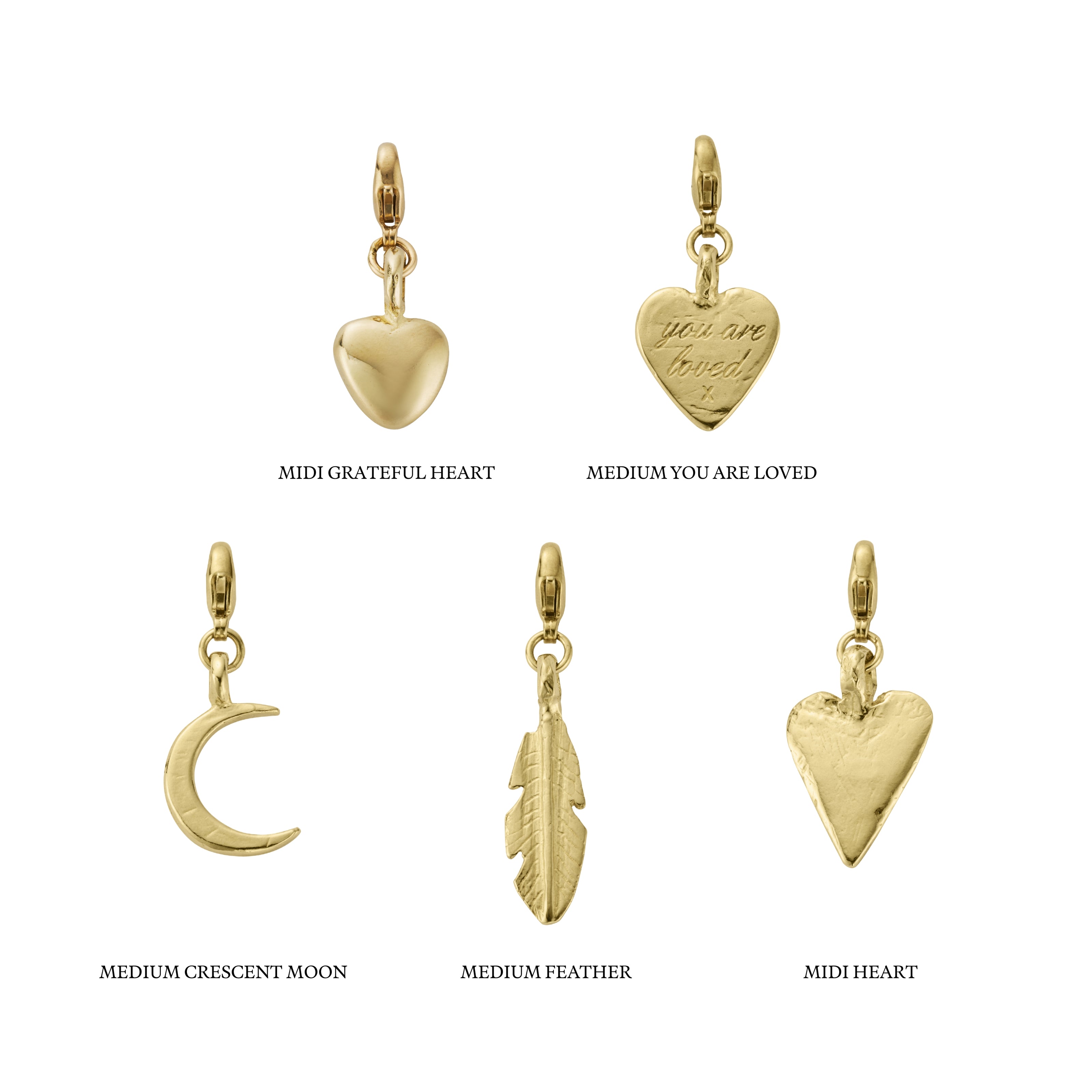 Gold Lobster Charms