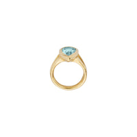 MARILEE Gold Pear Aquamarine Ring