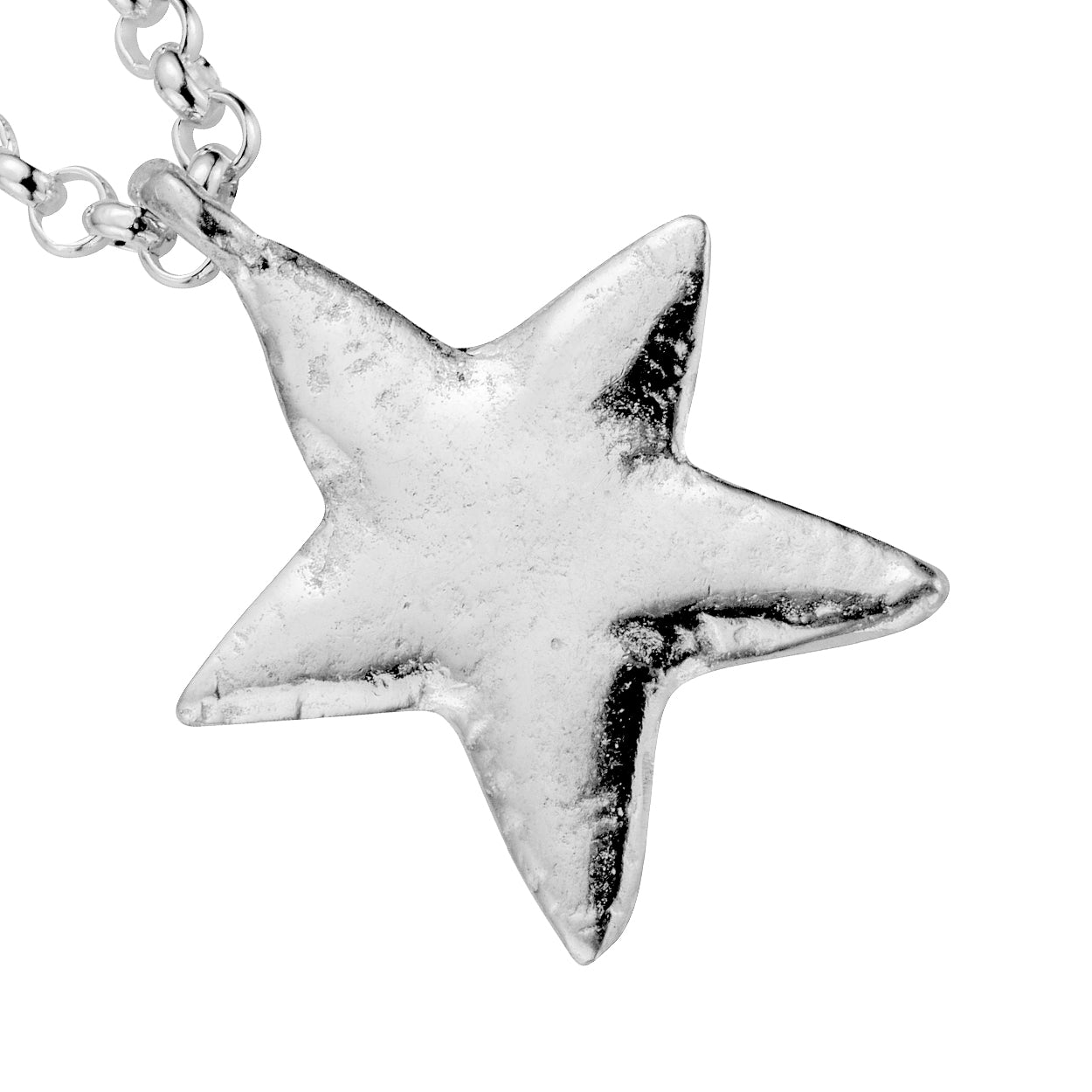 Silver Maxi Star Necklace