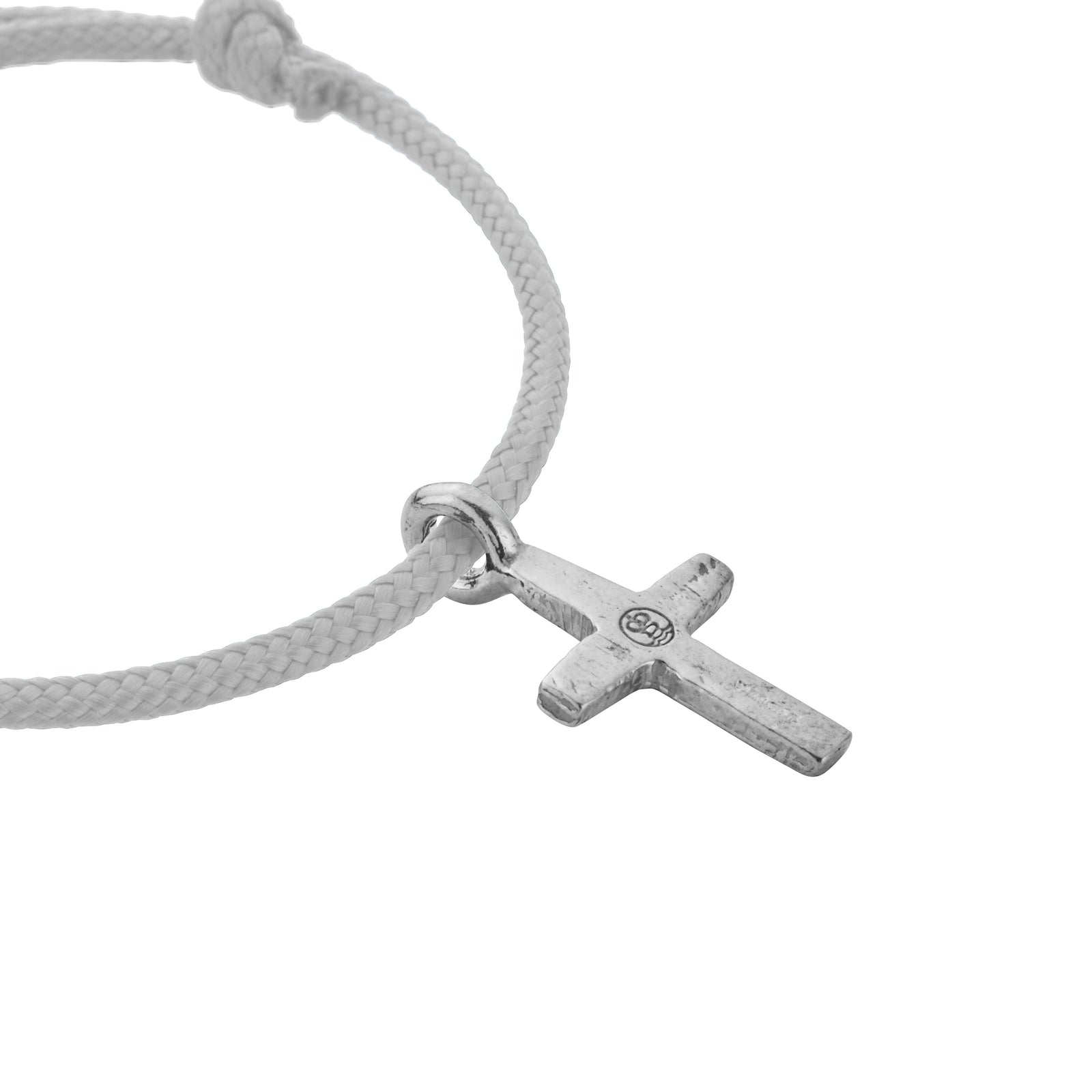 Silver Medium Square Cross Sailing Rope