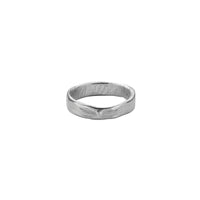 Men's 18ct White Gold Midi Posey Ring