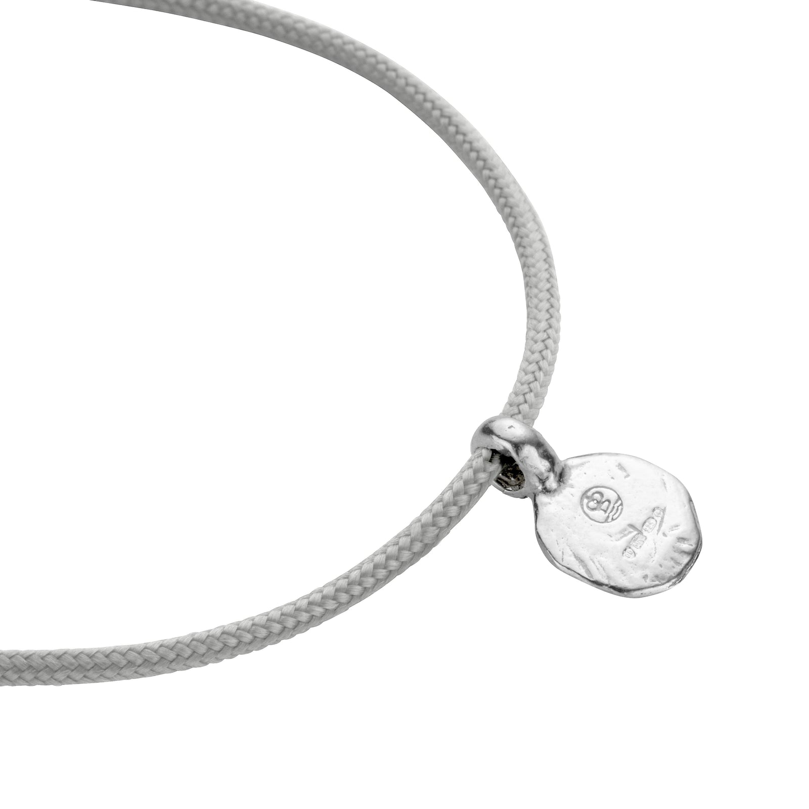Silver Mini Disc Sailing Rope with Paw Print