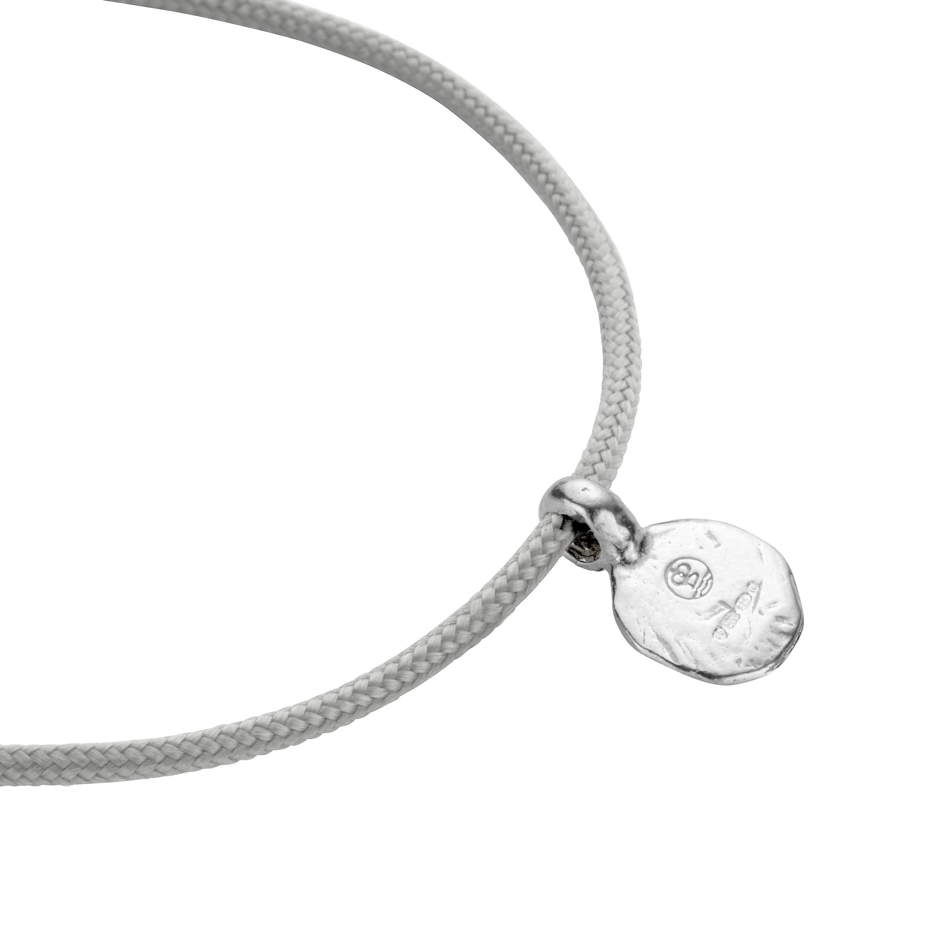 Silver Mini Disc Sailing Rope with Paw Print – Daniella Draper