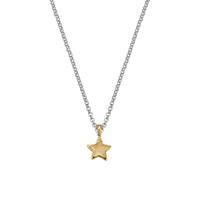 Silver & Gold Guiding Star Necklace