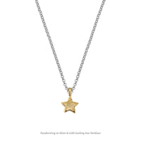 Silver & Gold Guiding Star Necklace
