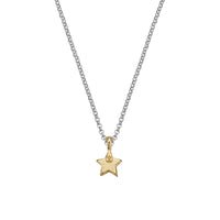Silver & Gold Guiding Star Necklace