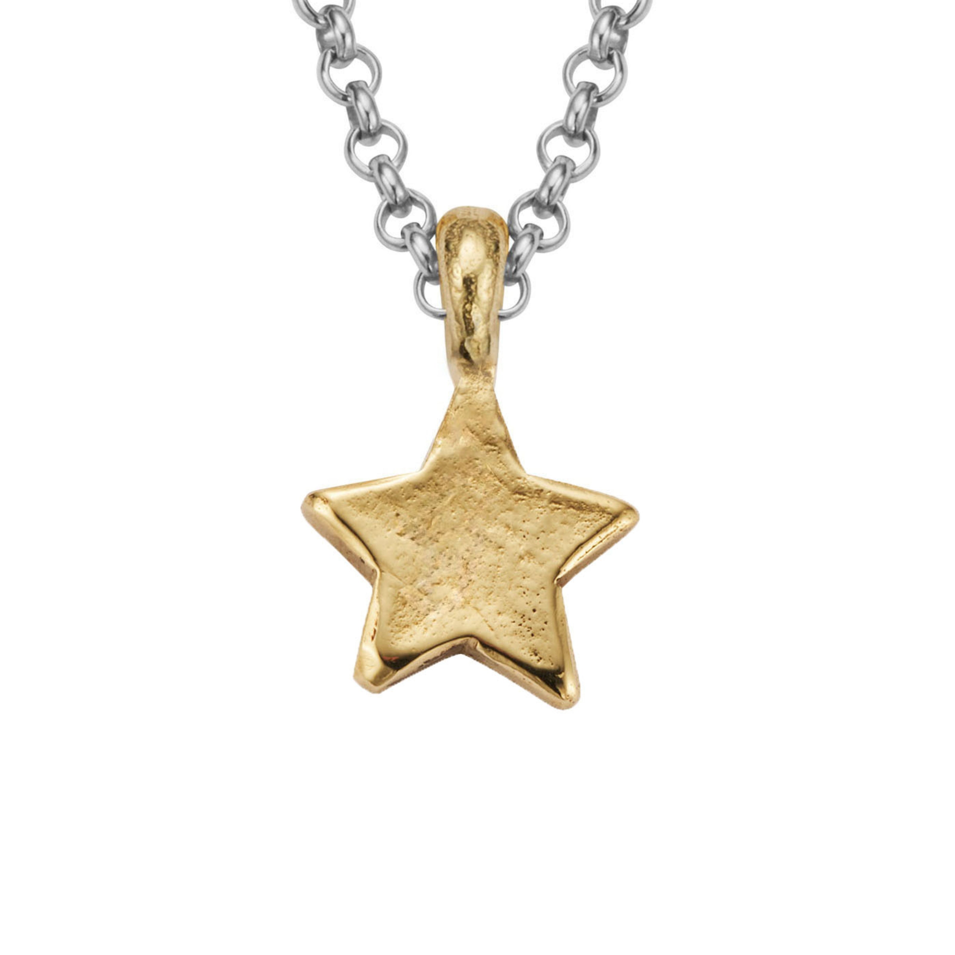 Silver & Gold Guiding Star Necklace