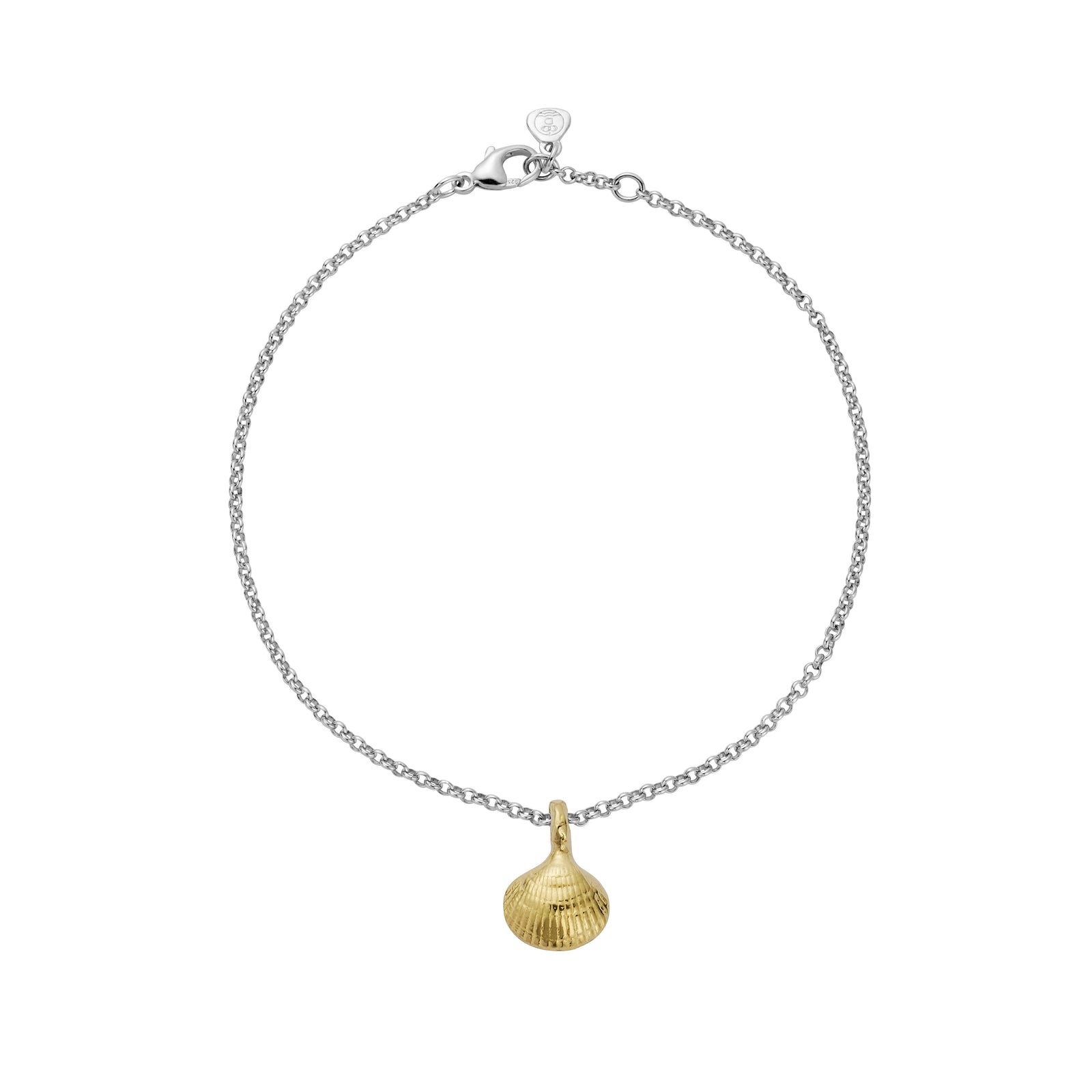 Silver & Gold Mini Shell Anklet