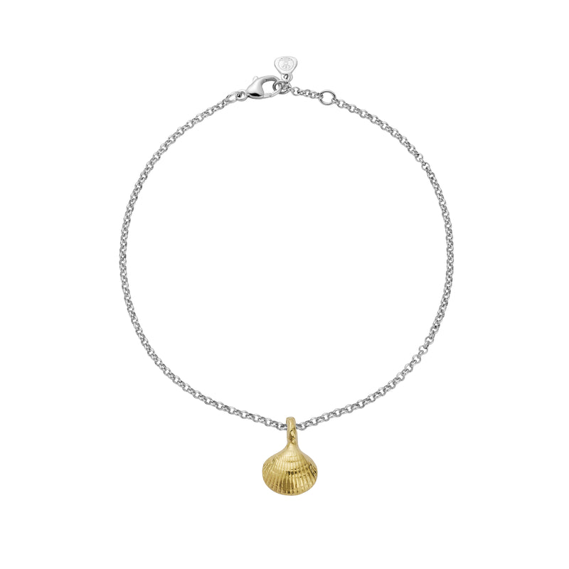 Silver & Gold Mini Shell Anklet