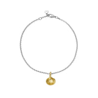 Silver & Gold Mini Shell Anklet
