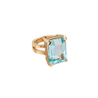 NAIA Gold Aquamarine Ring