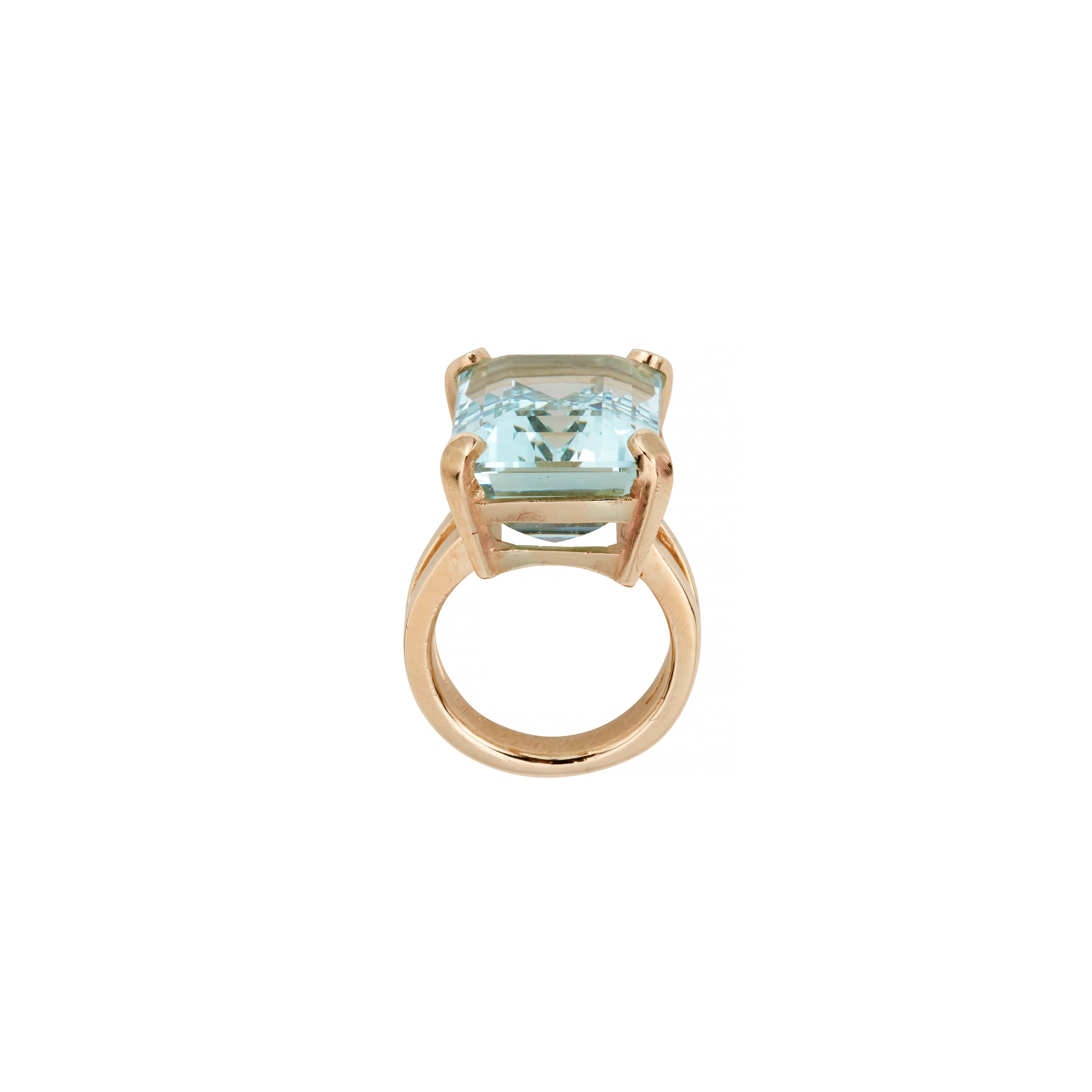 NAIA Gold Aquamarine Ring