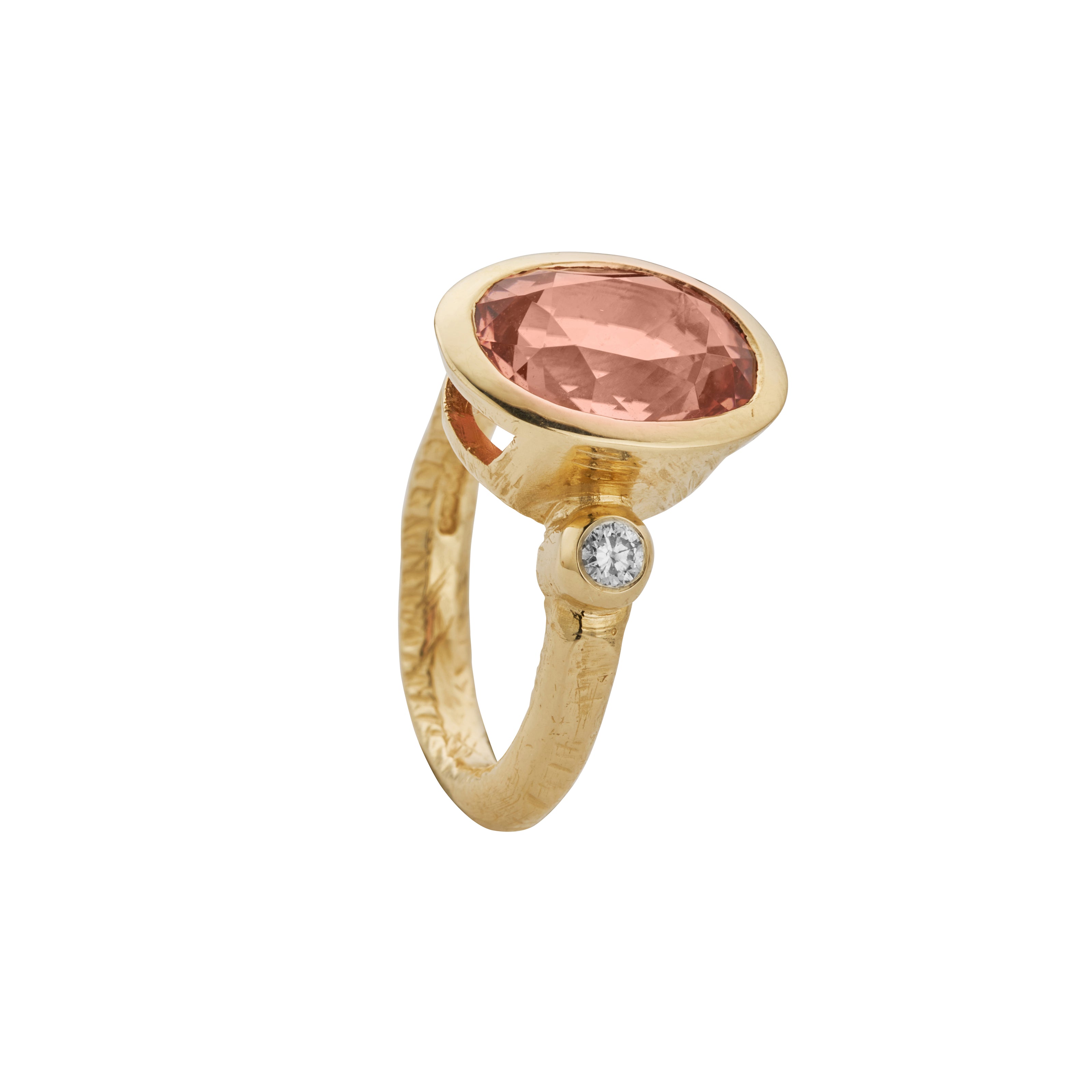 NAYELI Gold Tourmaline & Diamond Ring