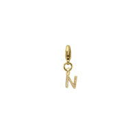Gold Mini Alphabet Lobster Charm