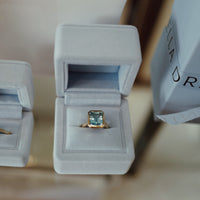 Large Bespoke Velvet Ring Box