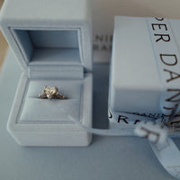 Large Bespoke Velvet Ring Box