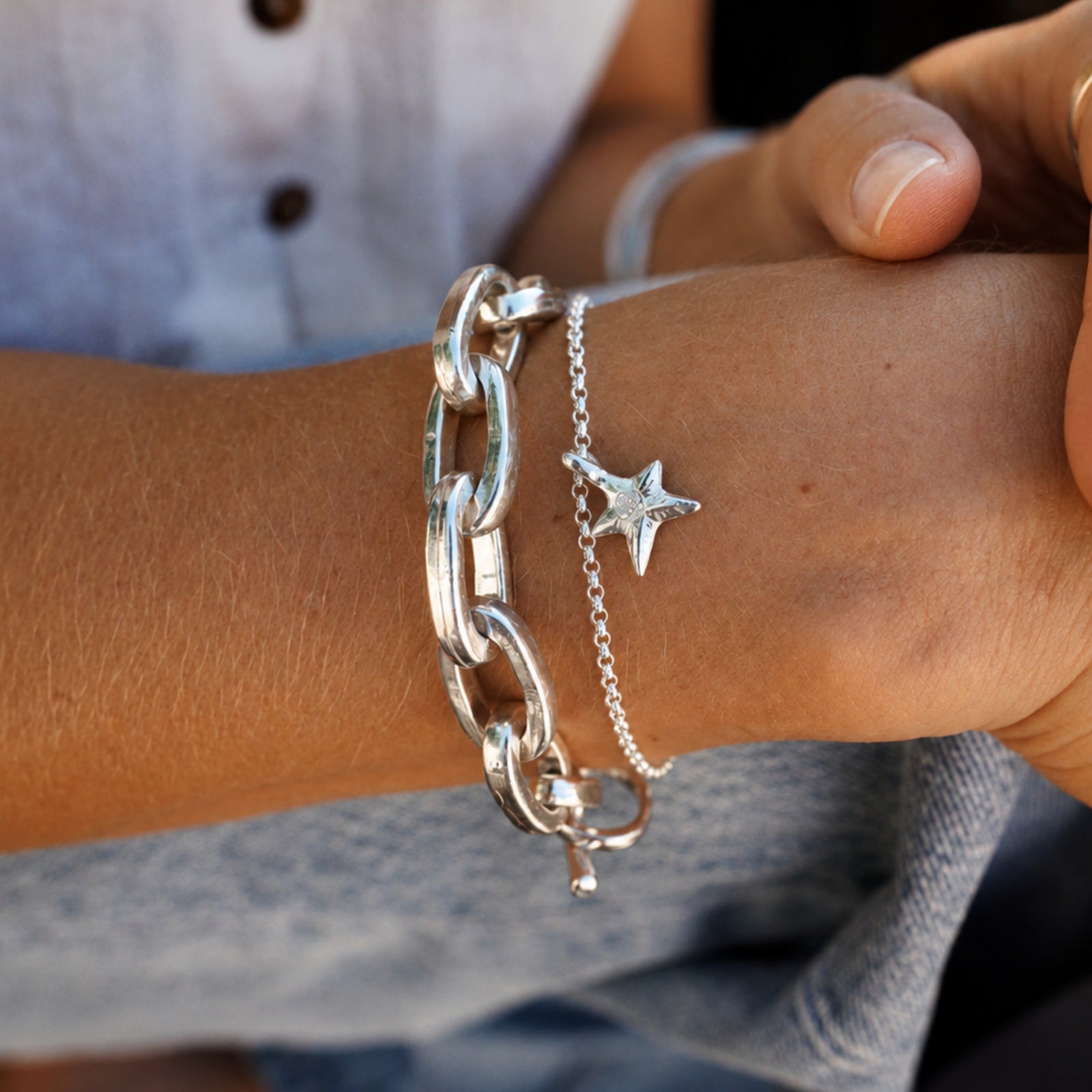Silver Monaco Bracelet