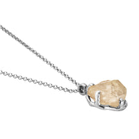 No.30 Silver Rock Crystal Pendant Necklace