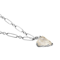 No.26 Silver Rock Crystal Pendant Necklace