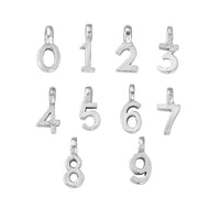 Silver Mini Alphabet Charm