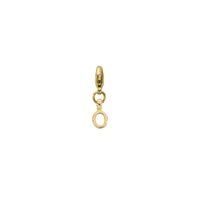 Gold Mini Alphabet Lobster Charm