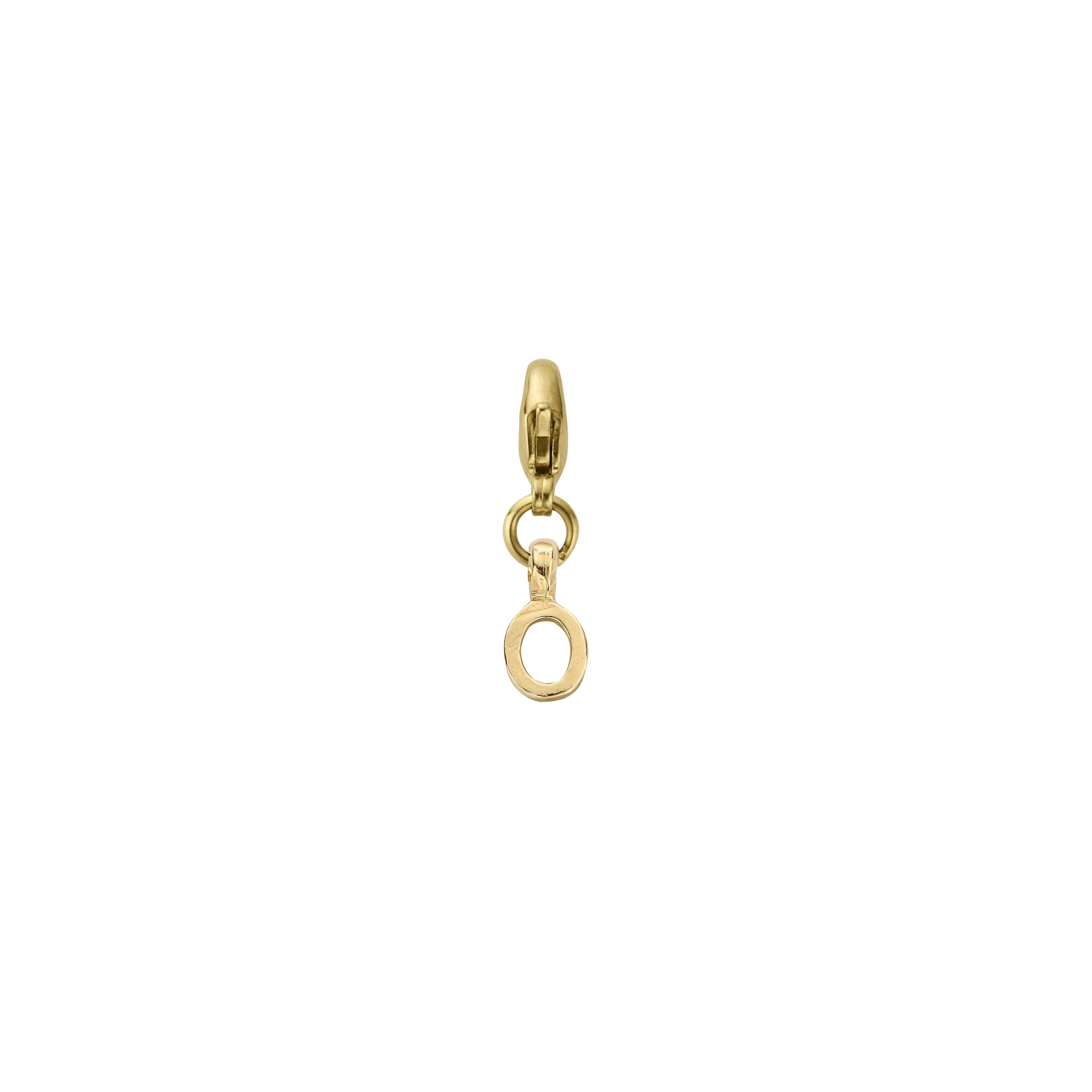 Gold Mini Alphabet Lobster Charm