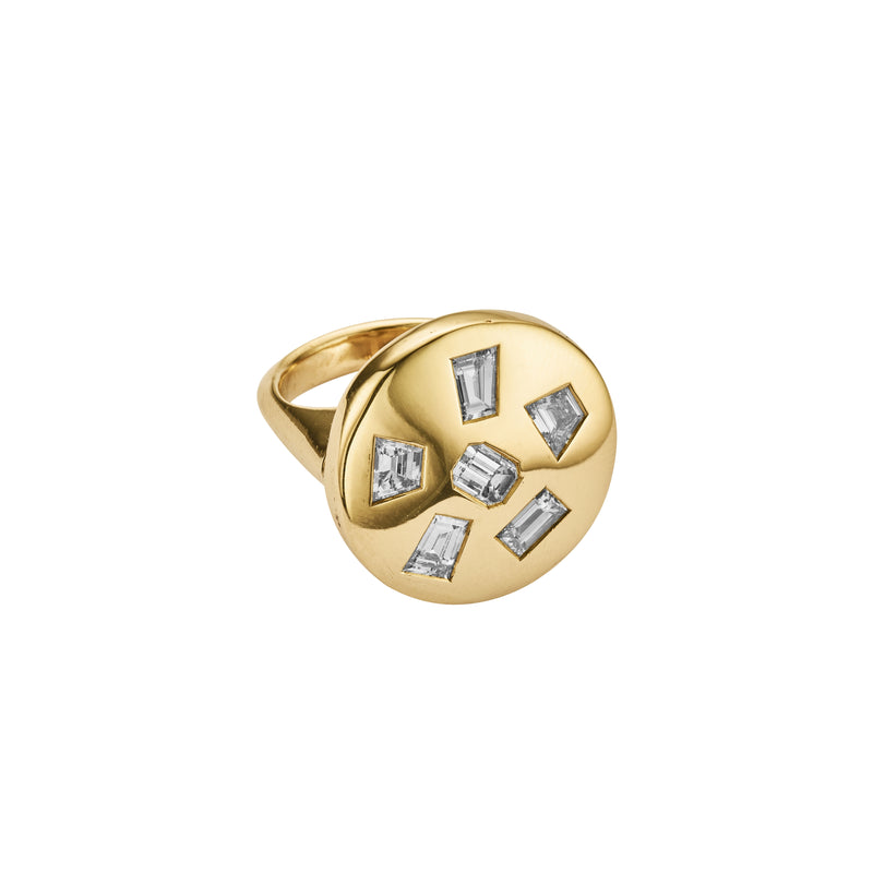 CYRENE Gold Diamond Ring