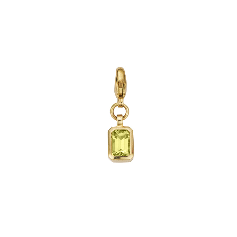 OPHIRA Gold Zimbaqua Beryl Lobster Charm
