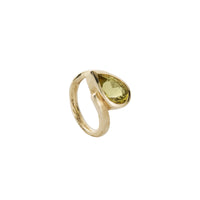 ORIANA Gold Zimbaqua Beryl Ring