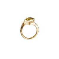 ORIANA Gold Zimbaqua Beryl Ring