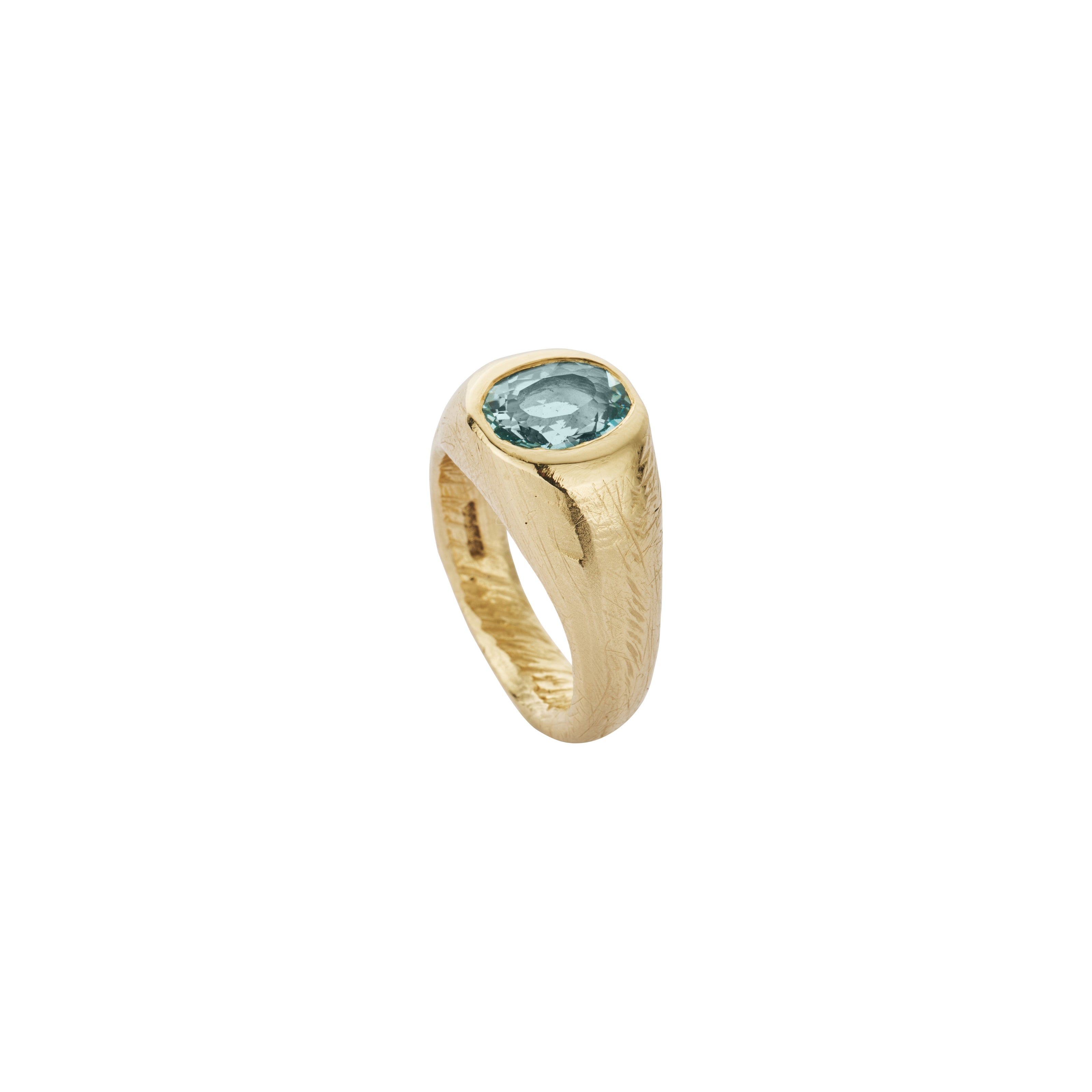 CIEL Gold Zimbaqua Aquamarine Ring