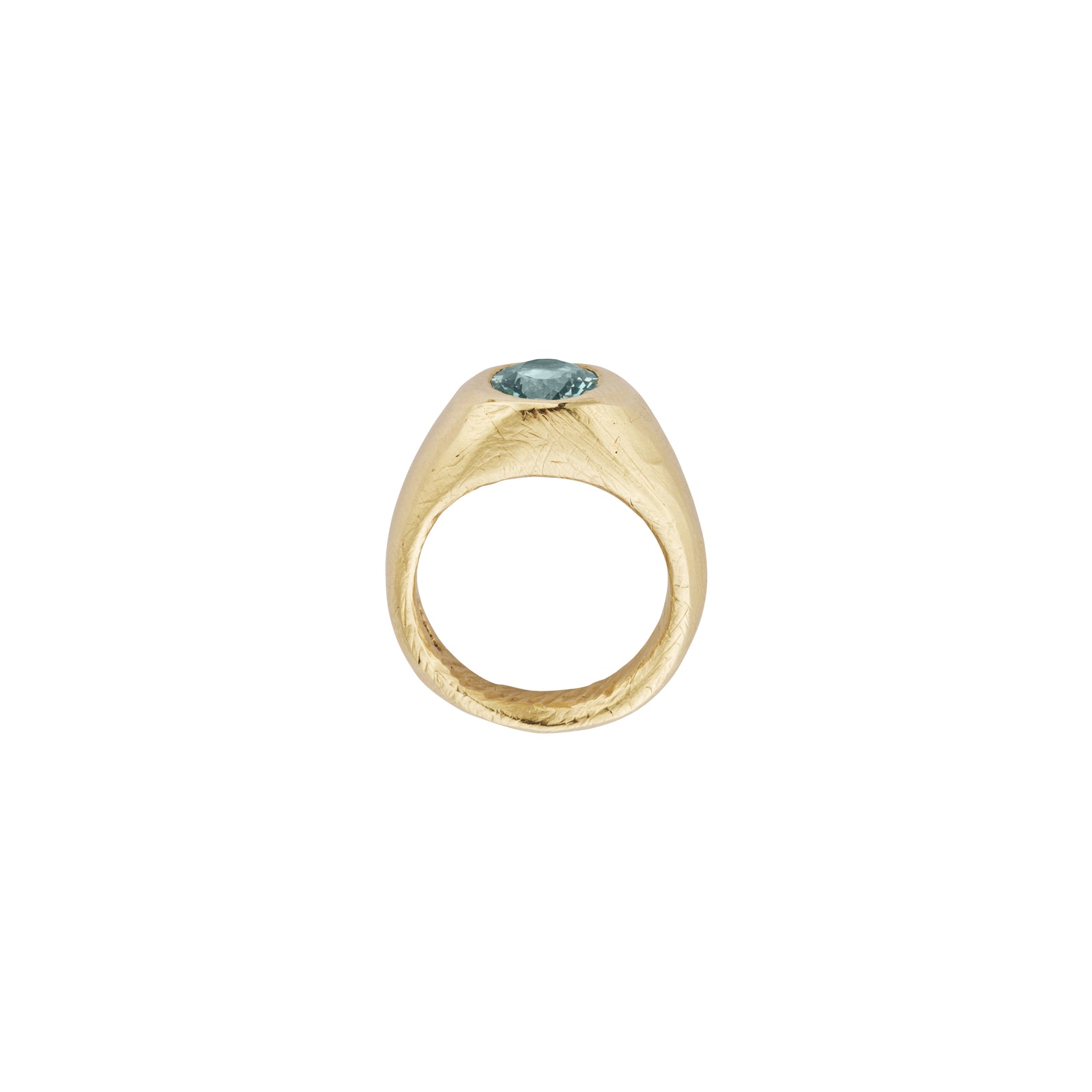 CIEL Gold Zimbaqua Aquamarine Ring