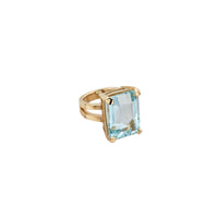NAIA Gold Aquamarine Ring