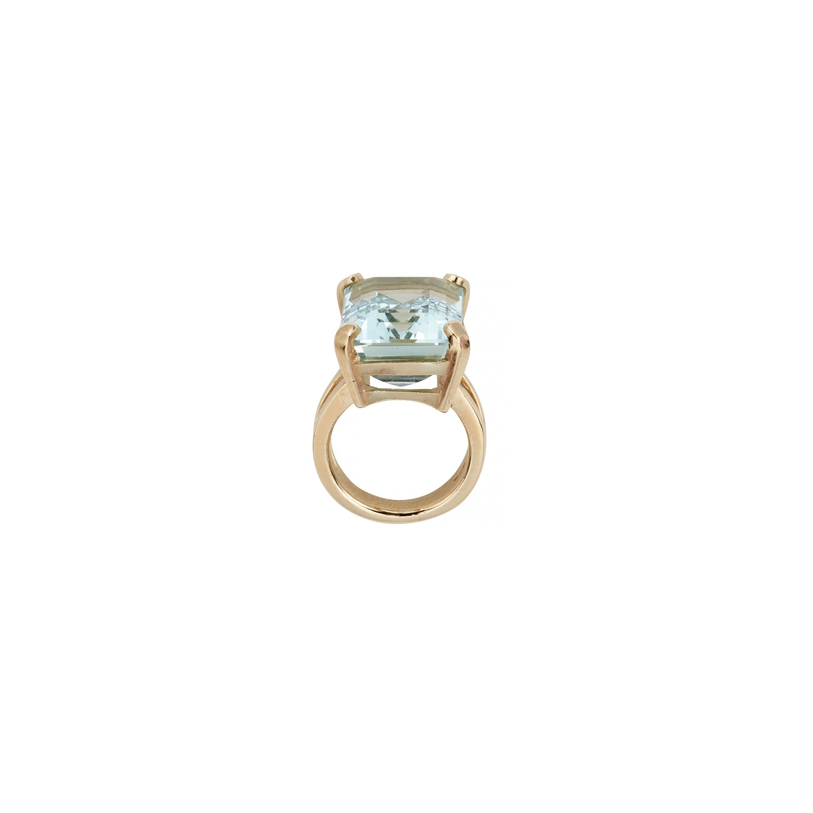 NAIA Gold Aquamarine Ring