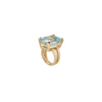 NAIA Gold Aquamarine Ring