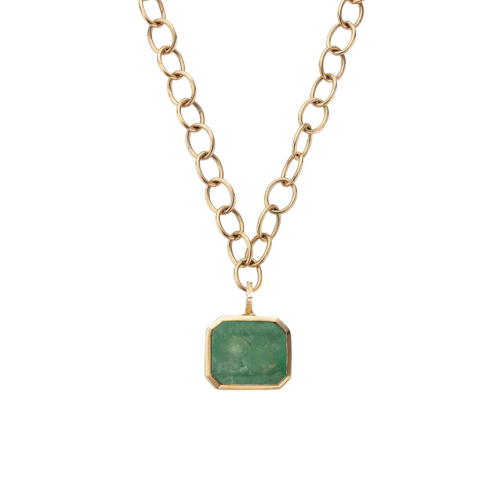 DRUCILLA Gold Emerald Necklace