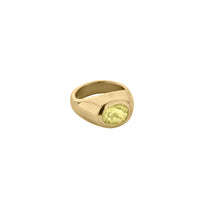 SUNNIVA Gold Zimbaqua Beryl Ring