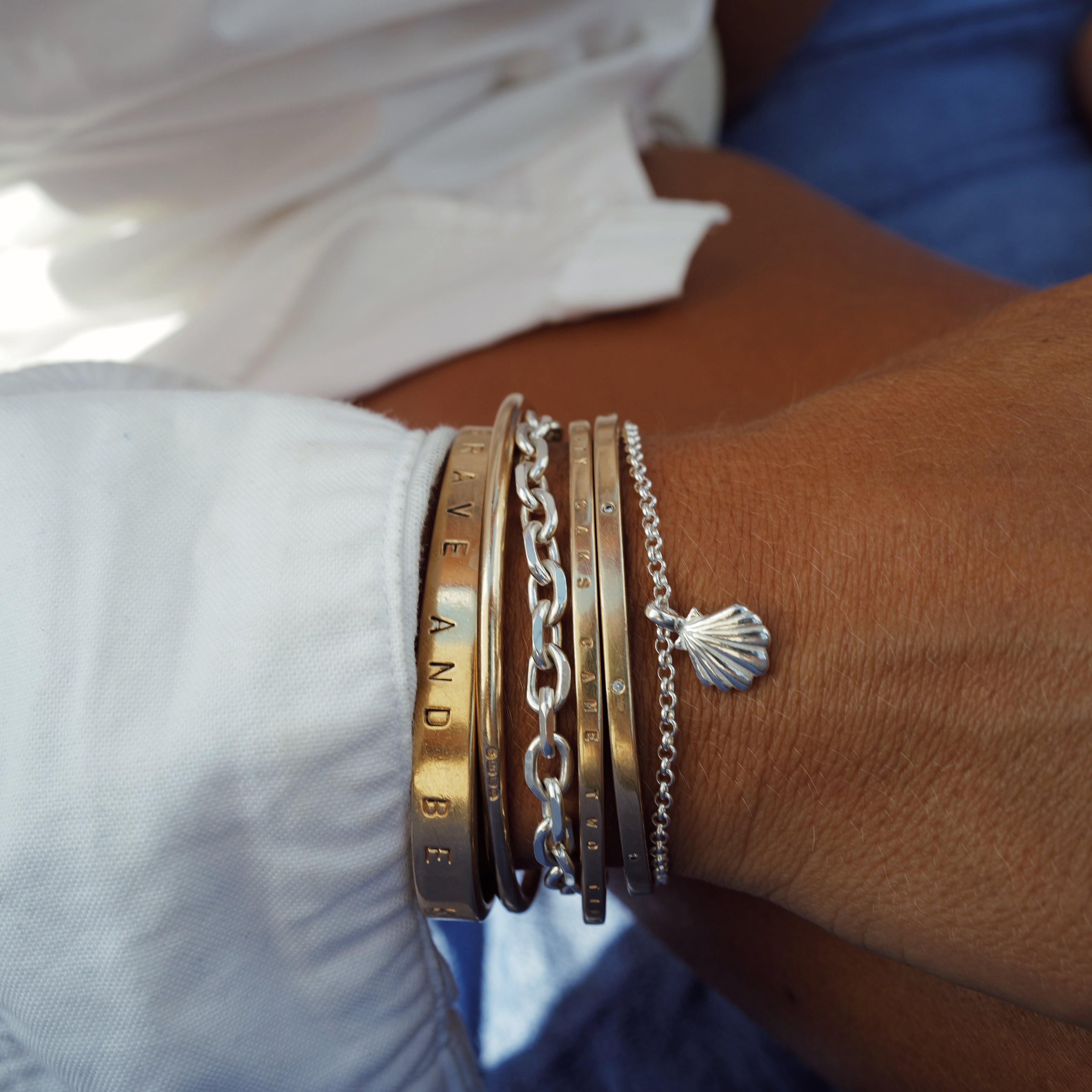 Silver Maxi Oxford Chain Bracelet