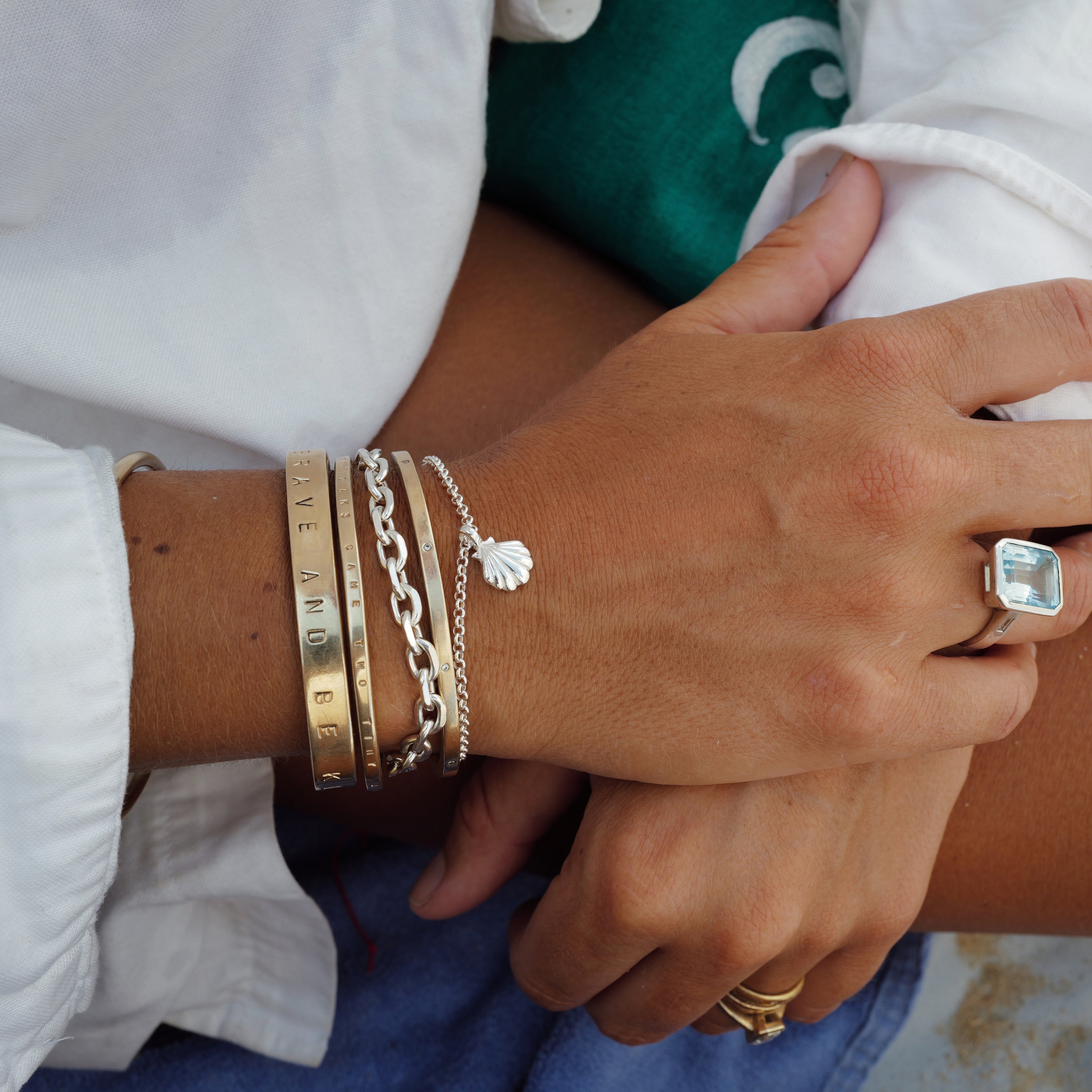 Silver Maxi Oxford Chain Bracelet