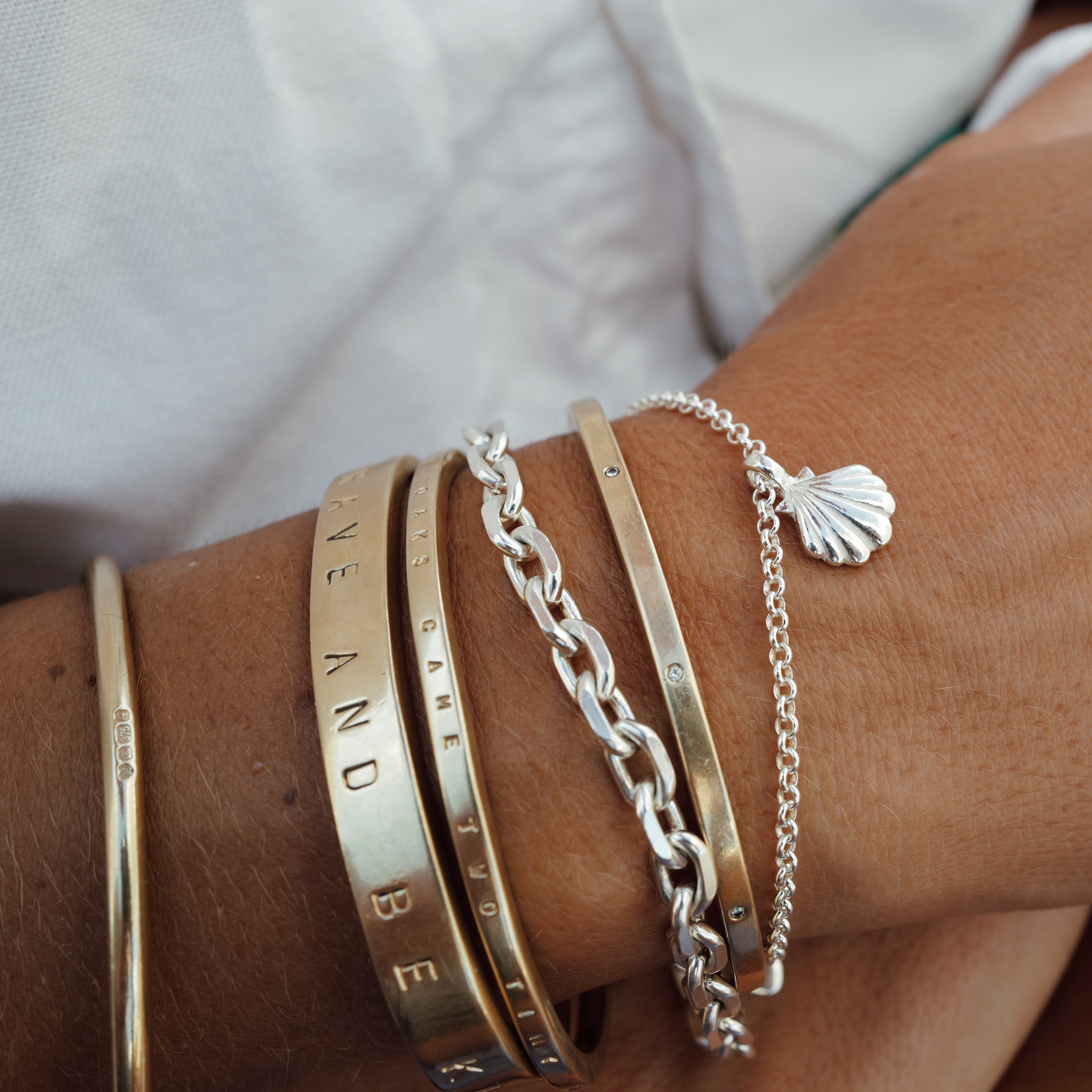 Silver Maxi Oxford Chain Bracelet